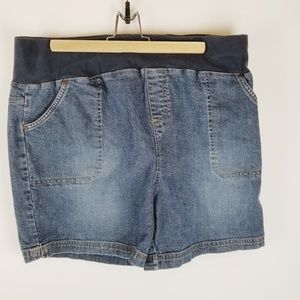 New Additions maternity Jean shorts large